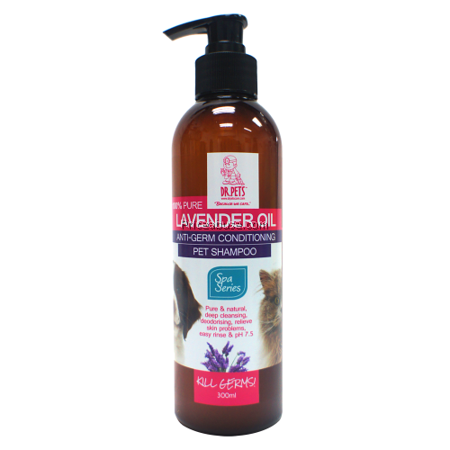 DR PETS ANTI-GERM CONDITIONING PET SHAMPOO - LAVENDER (DOG & CAT) 300ML