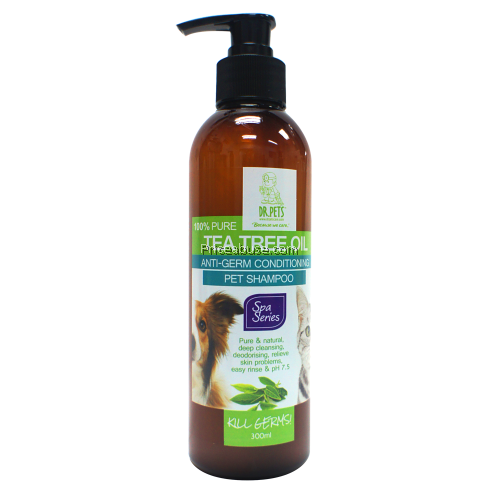 DR PETS ANTI-GERM CONDITIONING PET SHAMPOO - TEA TREE OIL (DOG & CAT) 300ML