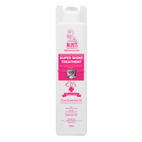 DR PETS NANOSILVER TREATMENT CONDITIONER SUPER SHINE (ENGLISH ROSE)