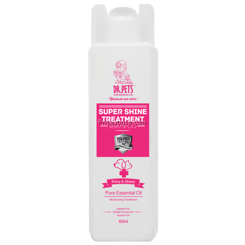 DR PETS NANOSILVER TREATMENT SHAMPOO SUPER SHINE (ENGLISH ROSE)